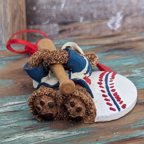 Kurt S Adler Baseball Bear Ornament - Picture 7 of 8